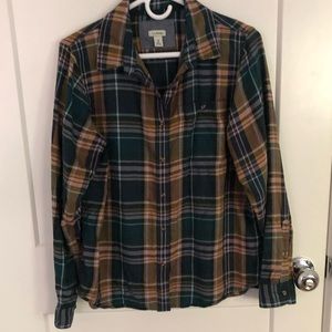 LL Bean Women's Plaid sz M
